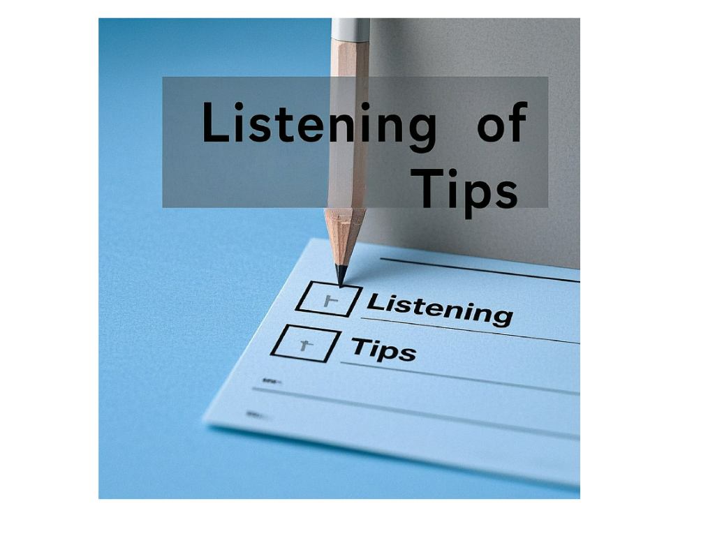 Tips for IELTS listening