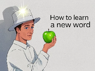 How to learn a new word effectively