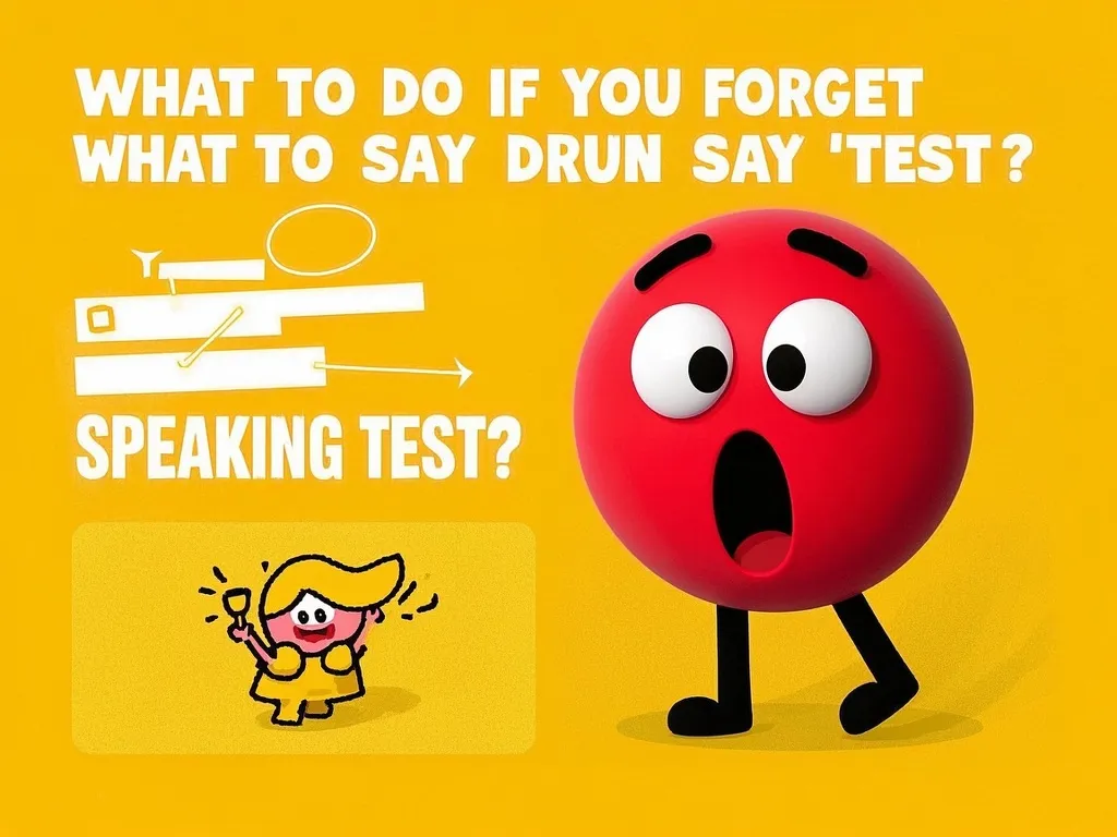 What to do if you forget what to say during Speaking Test?